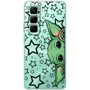 Прозорий чохол BoxFace Infinix Hot 50 Pro Plus Baby Yoda