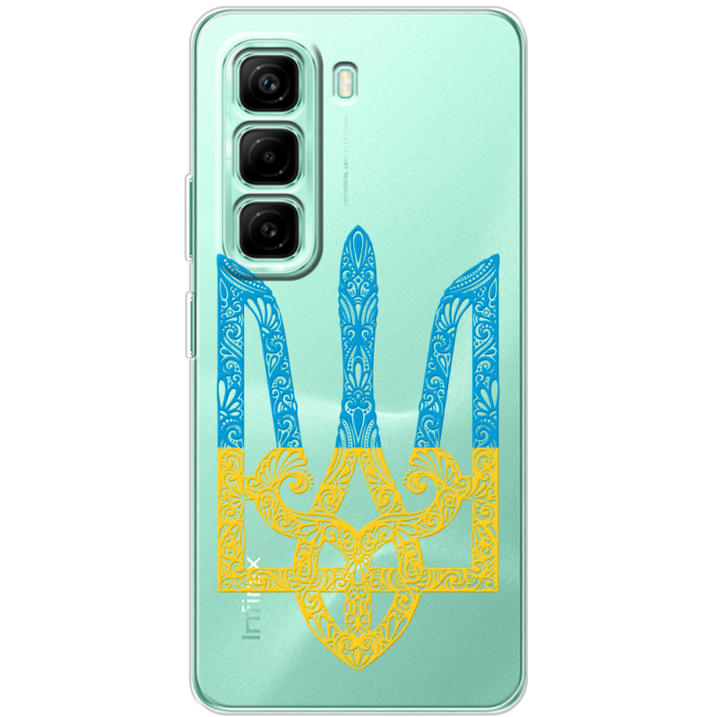 Прозорий чохол BoxFace Infinix Hot 50 Pro Plus Gold Trident