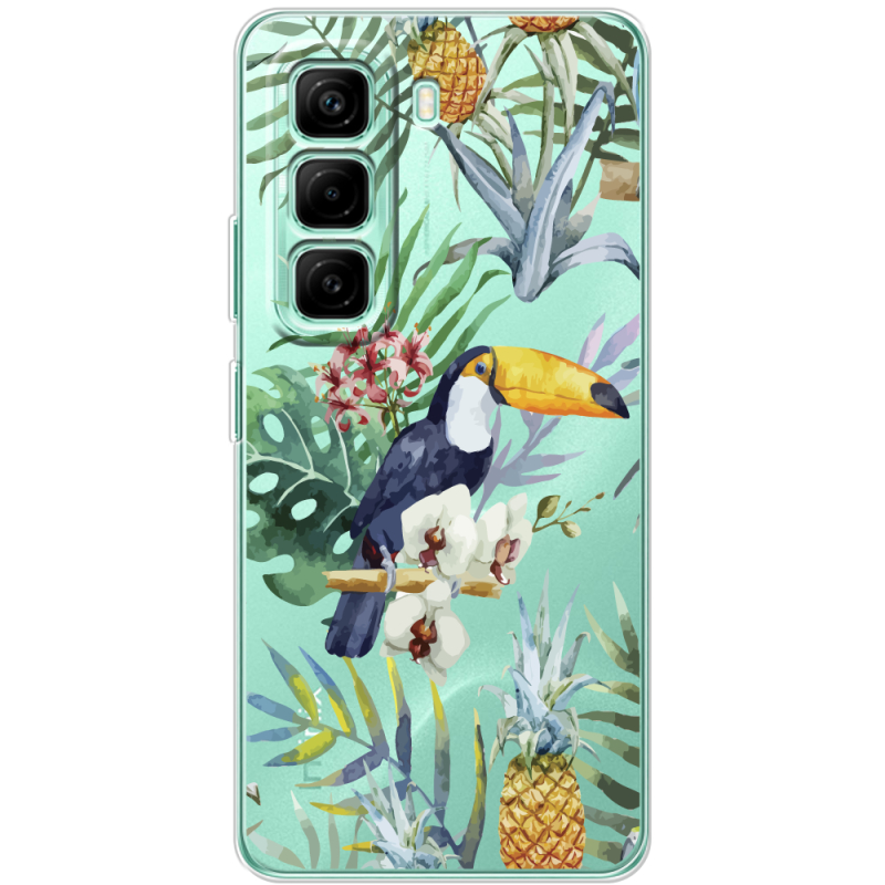 Прозорий чохол BoxFace Infinix Hot 50 Pro Plus Tucan