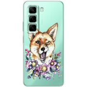 Прозорий чохол BoxFace Infinix Hot 50 Pro Plus Winking Fox