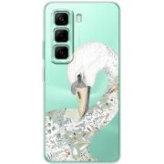 Прозорий чохол BoxFace Infinix Hot 50 Pro Plus Swan