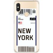 Прозрачный чехол Uprint Xiaomi Redmi S2 Ticket New York