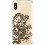 Прозрачный чехол Uprint Xiaomi Redmi S2 Chinese Dragon