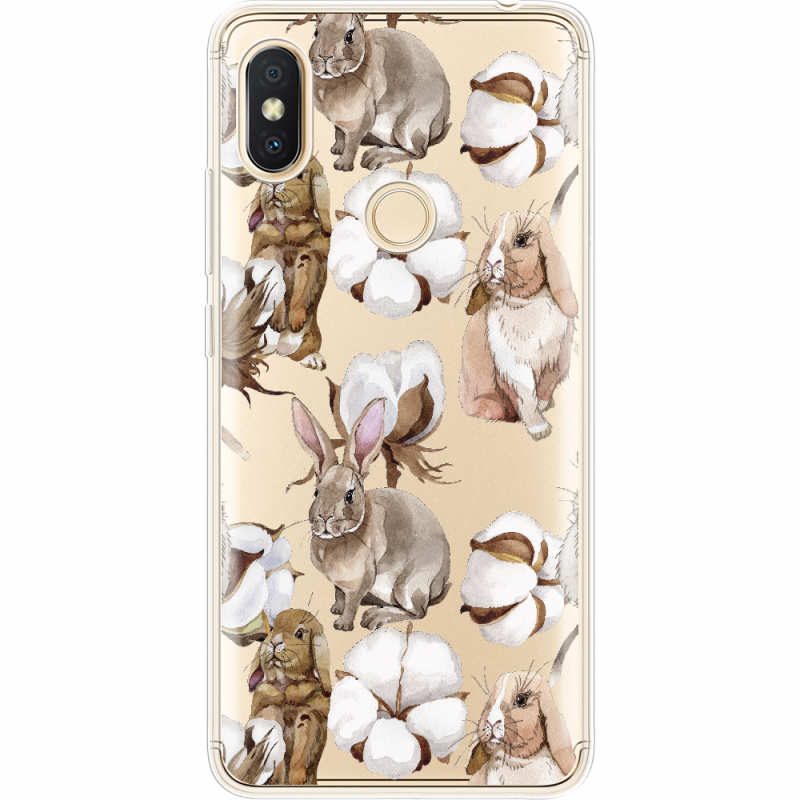 Прозрачный чехол Uprint Xiaomi Redmi S2 Cotton and Rabbits