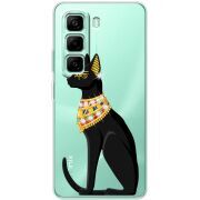 Чохол зі стразами Infinix Hot 50 Pro Plus Egipet Cat
