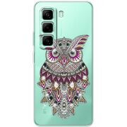 Чохол зі стразами Infinix Hot 50 Pro Plus Owl