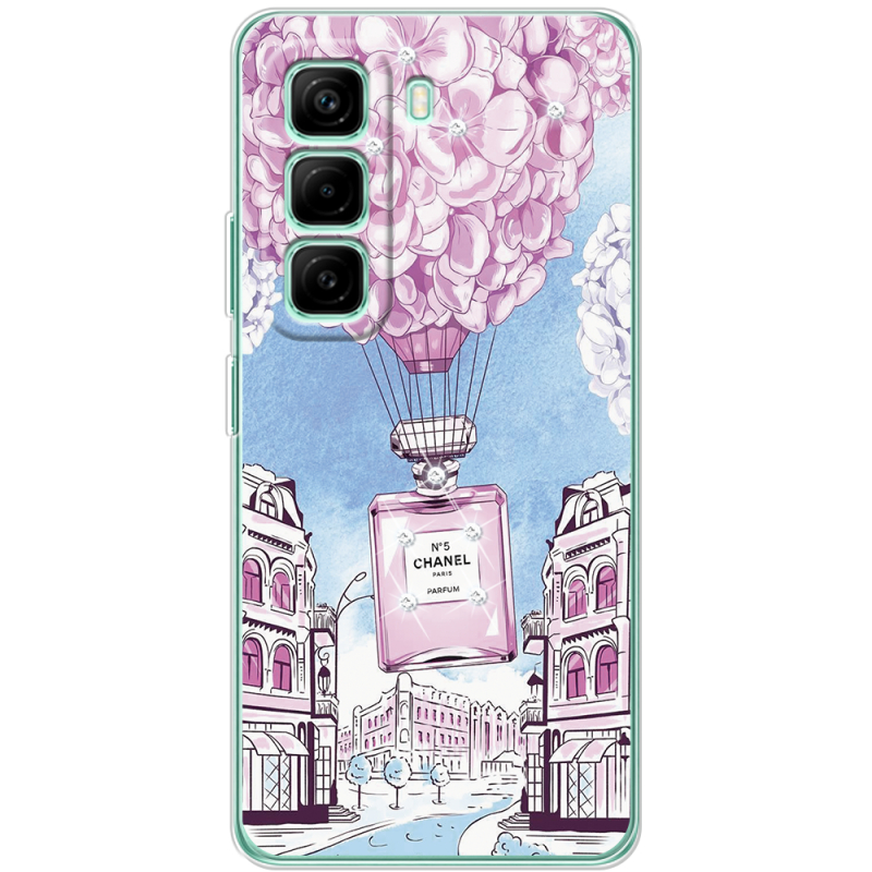 Чохол зі стразами Infinix Hot 50 Pro Plus Perfume bottle