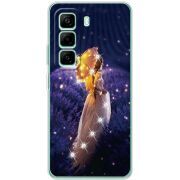 Чохол зі стразами Infinix Hot 50 Pro Plus Girl with Umbrella