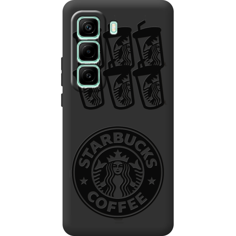 Чорний чохол BoxFace Infinix Hot 50 Pro Plus Black Coffee