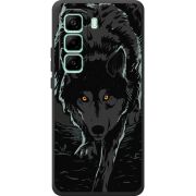 Чорний чохол BoxFace Infinix Hot 50 Pro Plus Wolf