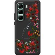 Чорний чохол BoxFace Infinix Hot 50 Pro Plus 3D Ukrainian Muse