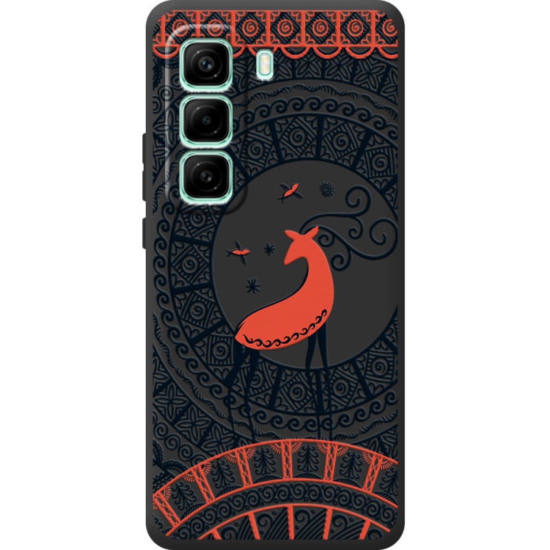 Чорний чохол BoxFace Infinix Hot 50 Pro Plus Ornament