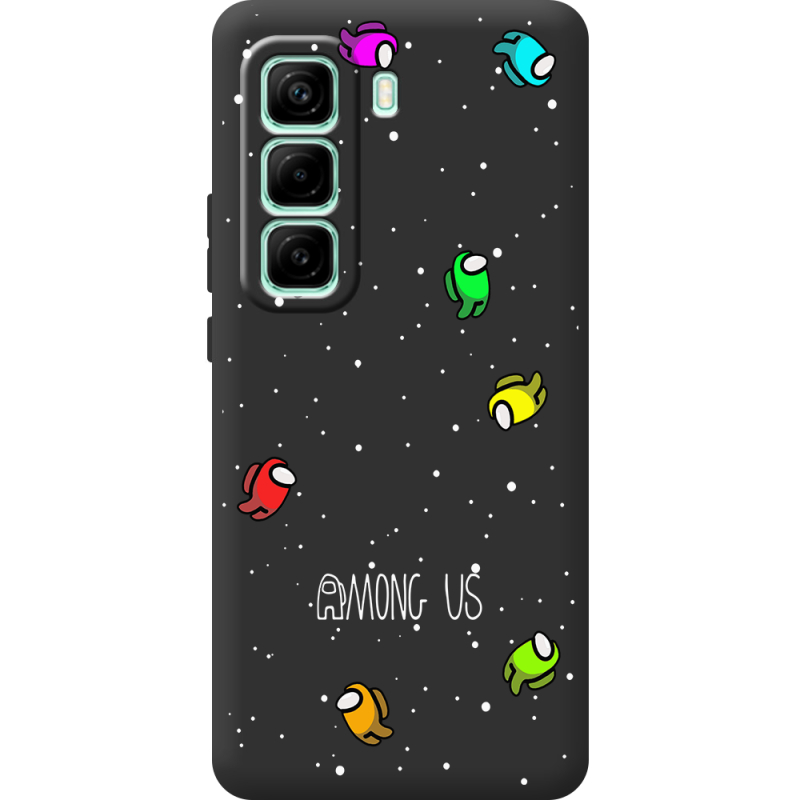 Чорний чохол BoxFace Infinix Hot 50 Pro Plus Among Us Invisible