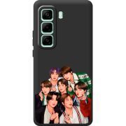 Чорний чохол BoxFace Infinix Hot 50 Pro Plus BTS