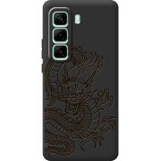 Чорний чохол BoxFace Infinix Hot 50 Pro Plus Chinese Dragon