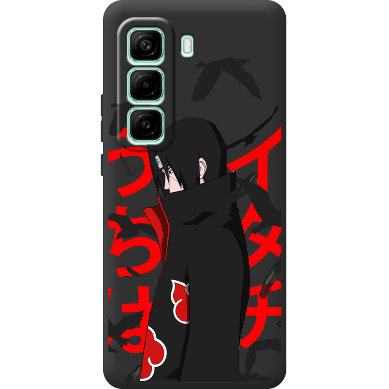 Чорний чохол BoxFace Infinix Hot 50 Pro Plus Учиха Итачи
