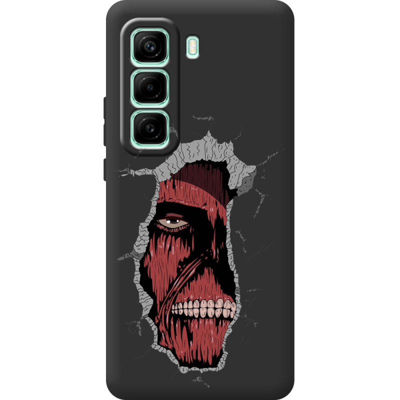 Чорний чохол BoxFace Infinix Hot 50 Pro Plus Нападение на Титана