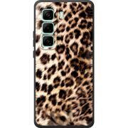 Чорний чохол BoxFace Infinix Hot 50 Pro Plus Леопардовий