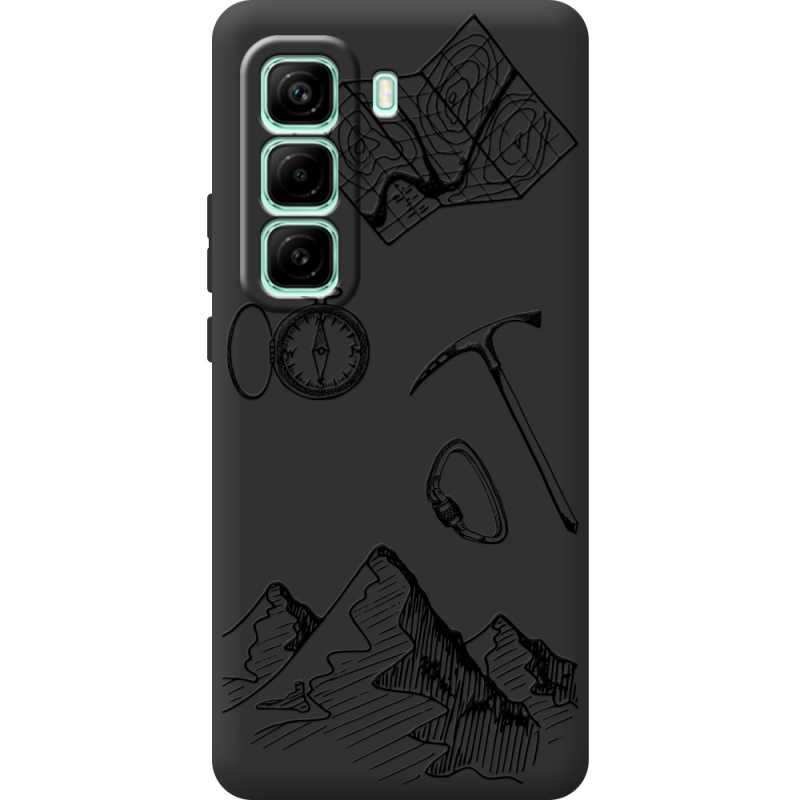 Чорний чохол BoxFace Infinix Hot 50 Pro Plus Mountains