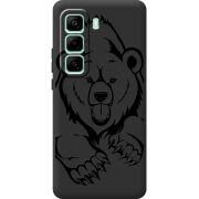 Чорний чохол BoxFace Infinix Hot 50 Pro Plus Grizzly Bear
