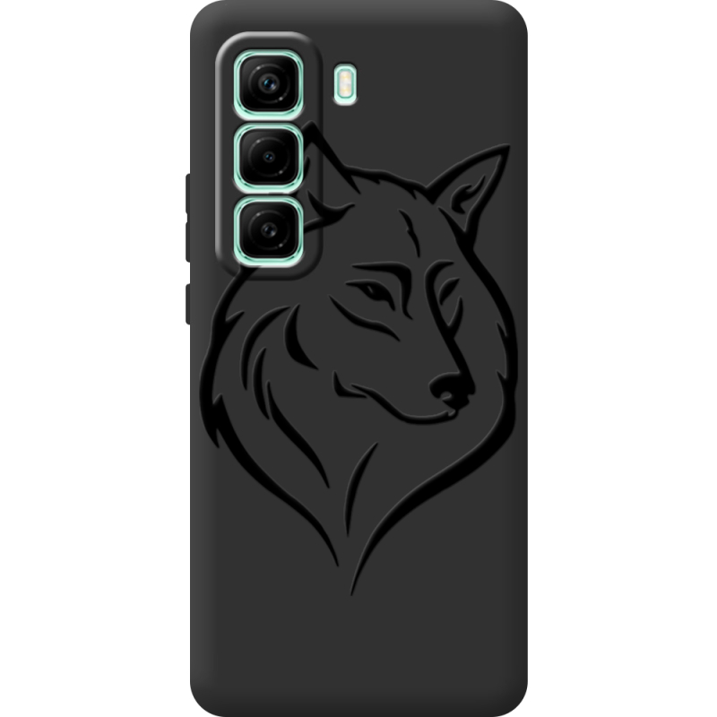 Чорний чохол BoxFace Infinix Hot 50 Pro Plus Wolf