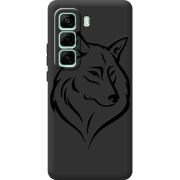 Чорний чохол BoxFace Infinix Hot 50 Pro Plus Wolf