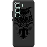 Чорний чохол BoxFace Infinix Hot 50 Pro Plus Owl