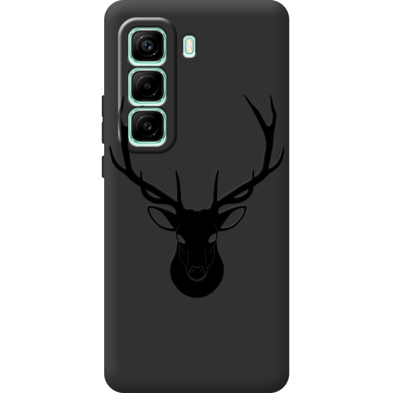 Чорний чохол BoxFace Infinix Hot 50 Pro Plus Deer