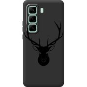 Чорний чохол BoxFace Infinix Hot 50 Pro Plus Deer