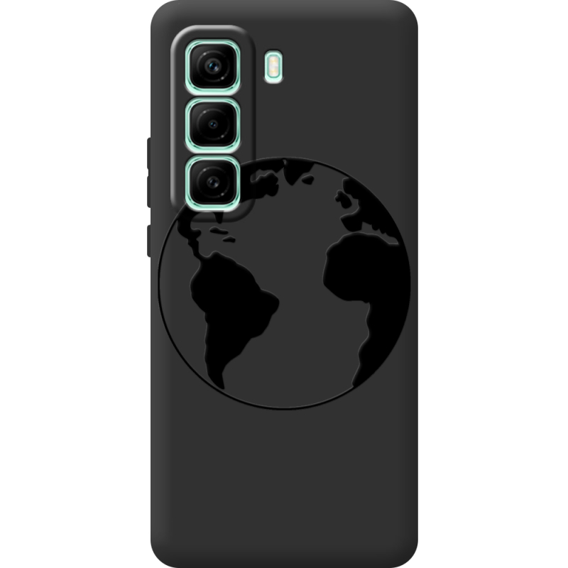 Чорний чохол BoxFace Infinix Hot 50 Pro Plus Earth