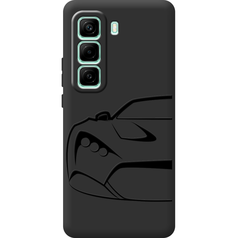 Чорний чохол BoxFace Infinix Hot 50 Pro Plus Sportcar