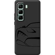 Чорний чохол BoxFace Infinix Hot 50 Pro Plus Sportcar