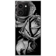 Чохол BoxFace HMD Skyline Black and White Roses