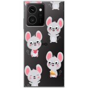 Прозорий чохол BoxFace HMD Skyline с 3D-глазками Mouse