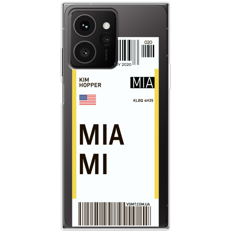 Прозорий чохол BoxFace HMD Skyline Ticket Miami