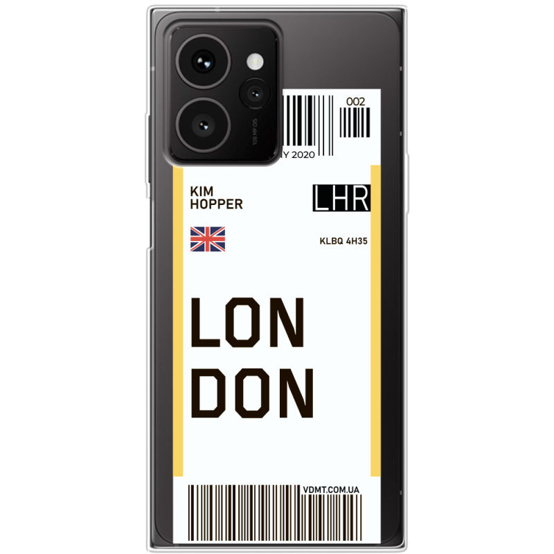 Прозорий чохол BoxFace HMD Skyline Ticket London