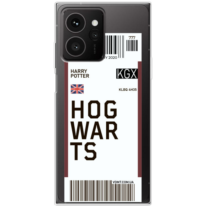 Прозорий чохол BoxFace HMD Skyline Ticket Hogwarts