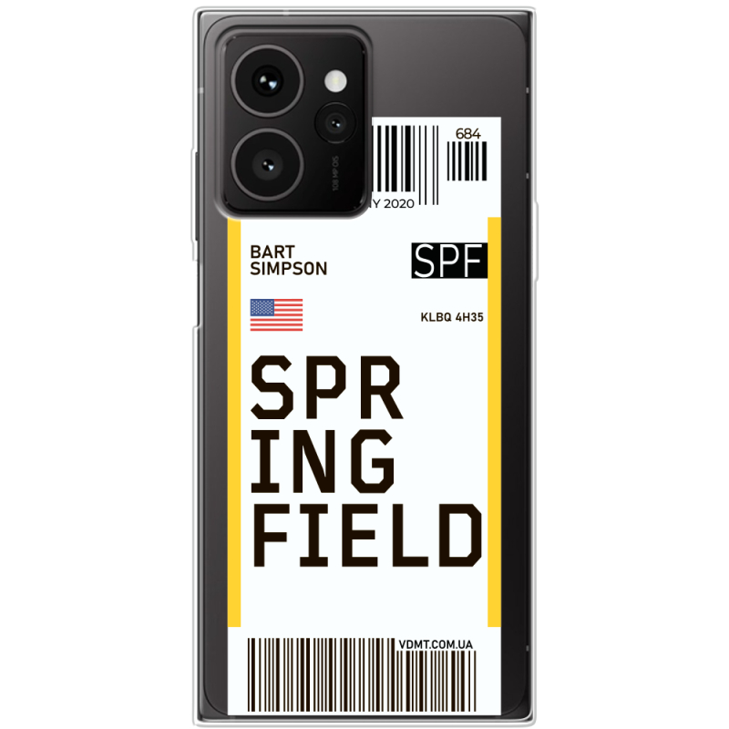 Прозорий чохол BoxFace HMD Skyline Ticket Springfield