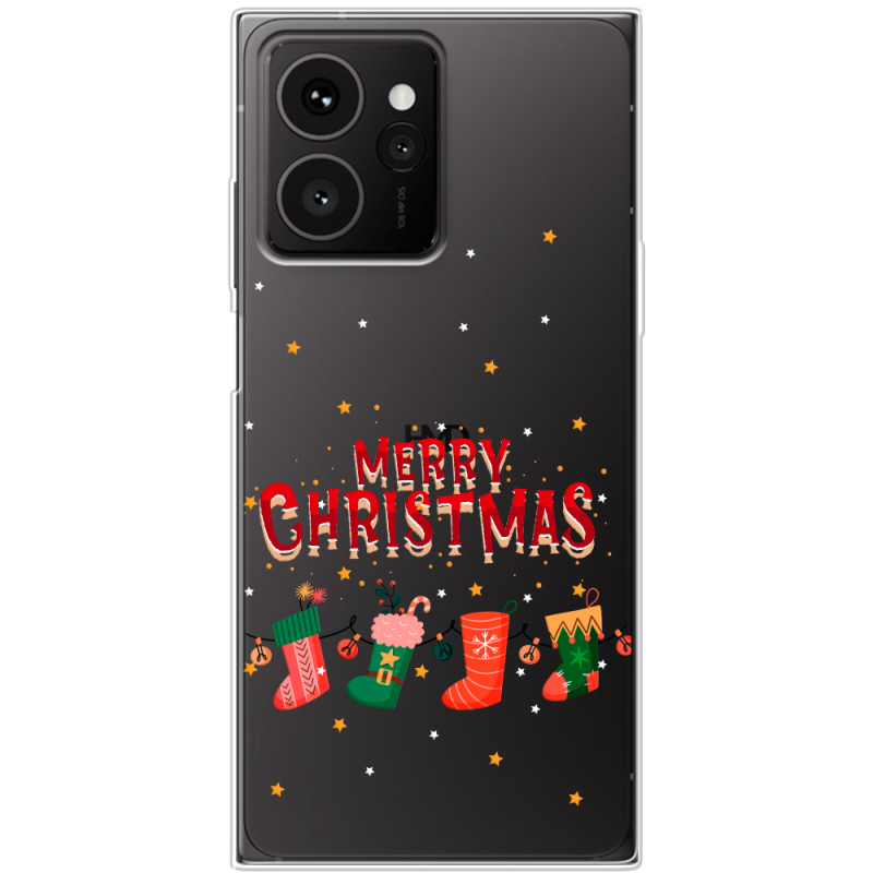 Прозорий чохол BoxFace HMD Skyline Merry Christmas