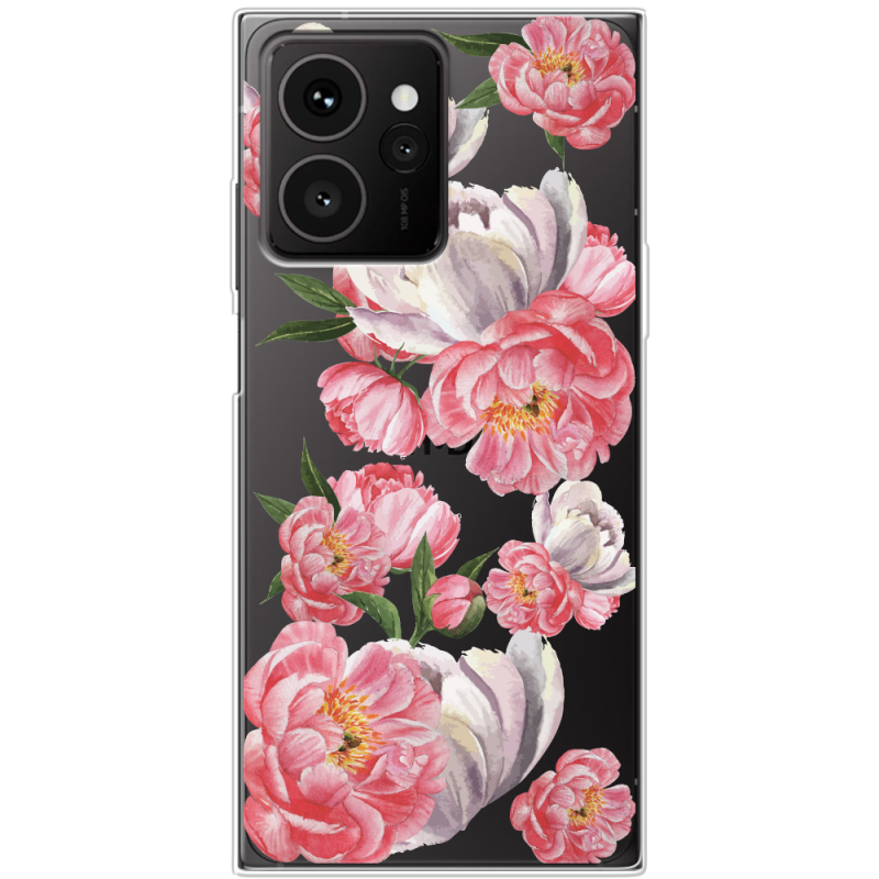 Прозорий чохол BoxFace HMD Skyline Peony Watercolor Style