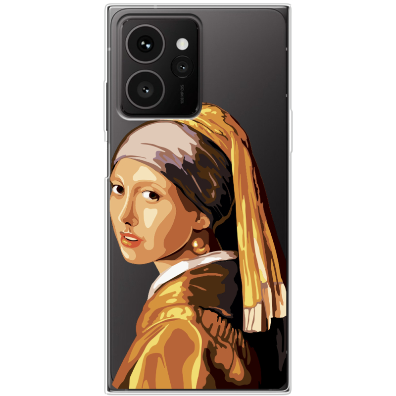 Прозорий чохол BoxFace HMD Skyline Девушка с жемчужной серёжкой