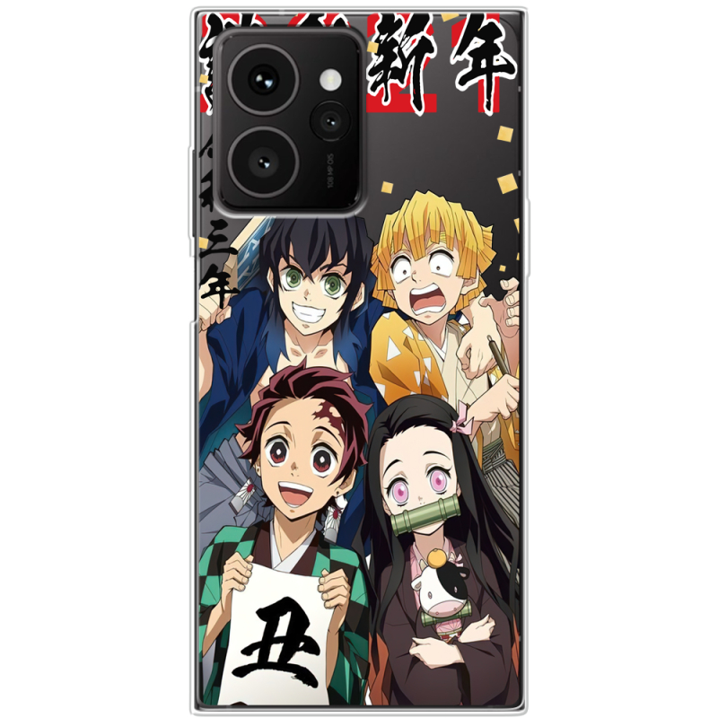 Прозорий чохол BoxFace HMD Skyline Незуко та друзі