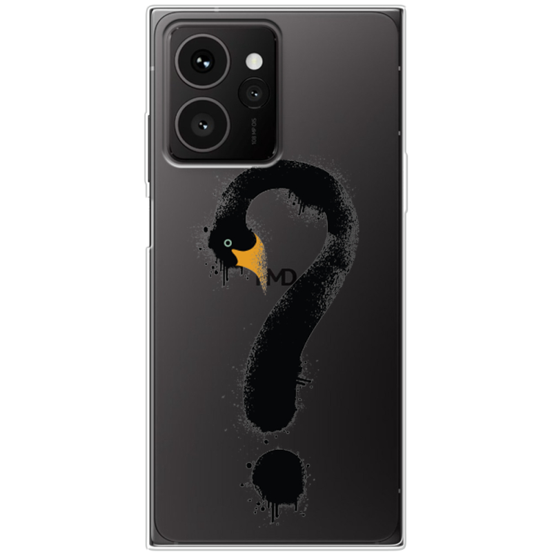 Прозорий чохол BoxFace HMD Skyline Swan question