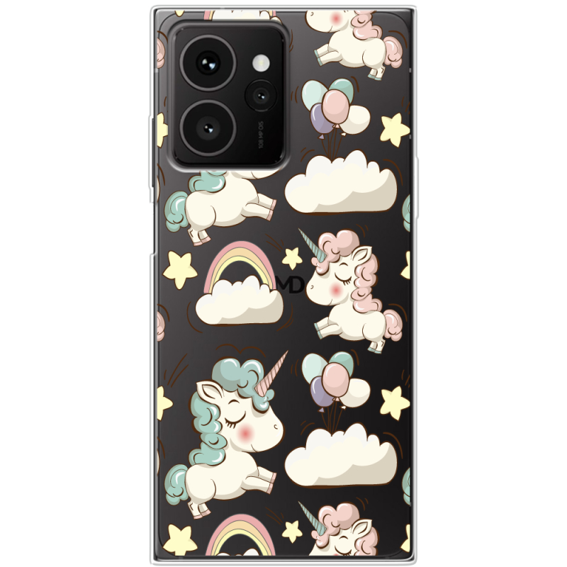 Прозорий чохол BoxFace HMD Skyline Unicorns