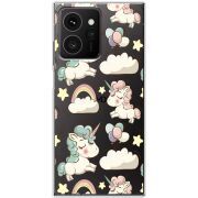 Прозорий чохол BoxFace HMD Skyline Unicorns