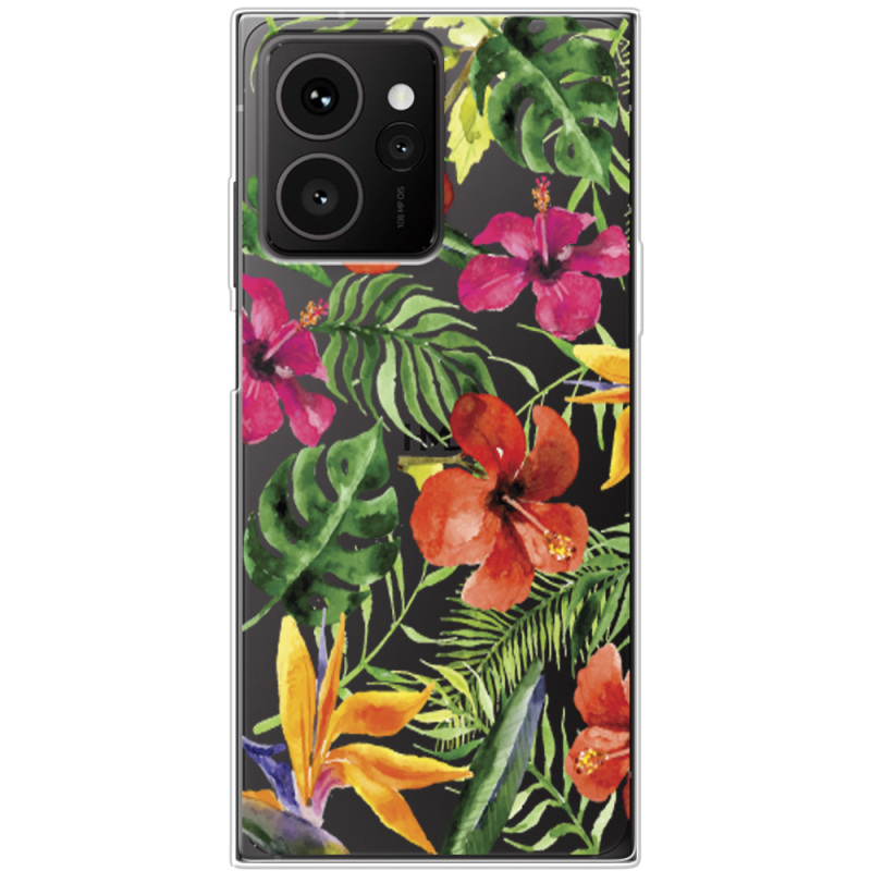 Прозорий чохол BoxFace HMD Skyline Tropical Flowers