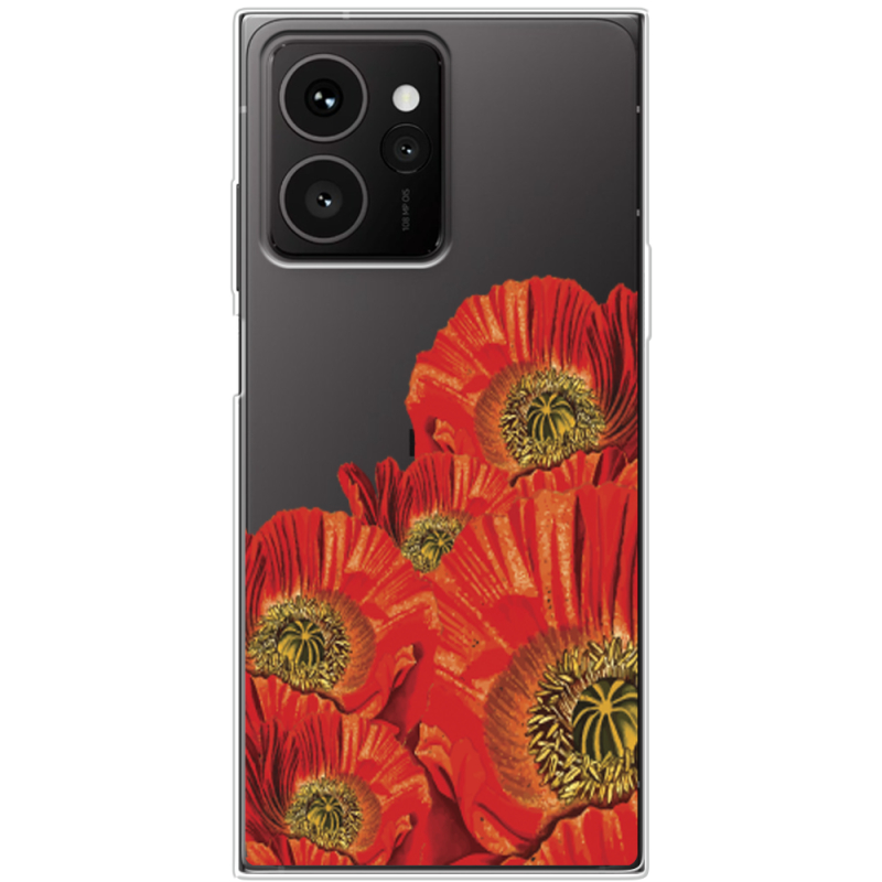 Прозорий чохол BoxFace HMD Skyline Red Poppies