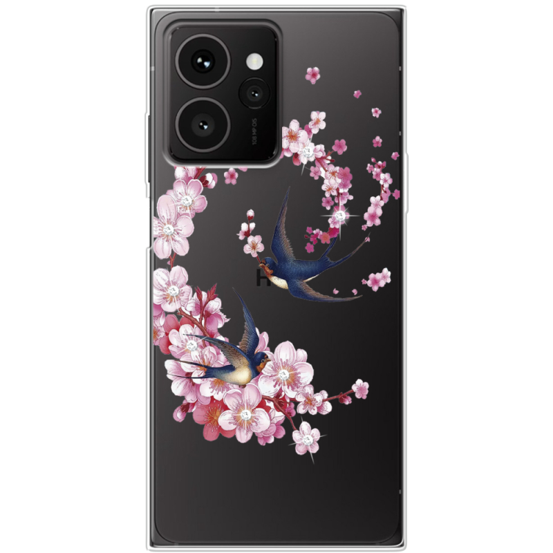 Чохол зі стразами HMD Skyline Swallows and Bloom