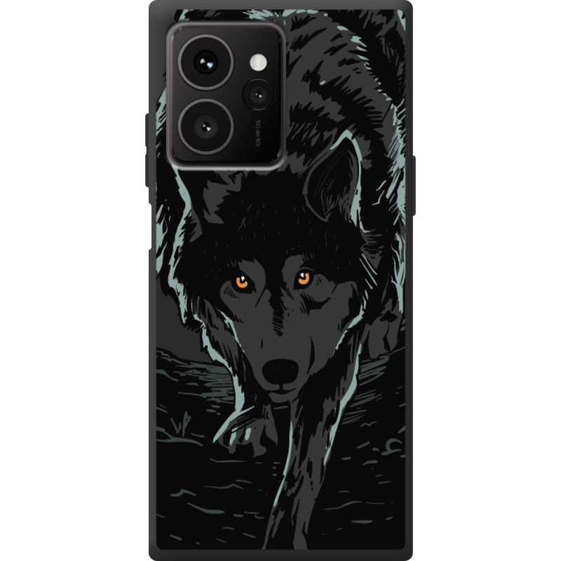 Чорний чохол BoxFace HMD Skyline Wolf