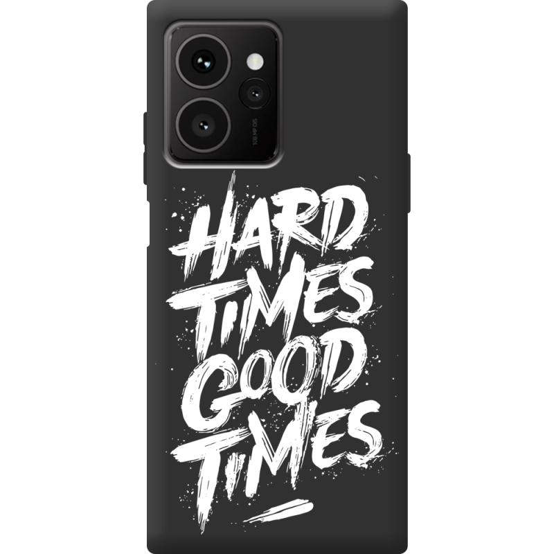 Чорний чохол BoxFace HMD Skyline Hard Times Good Times